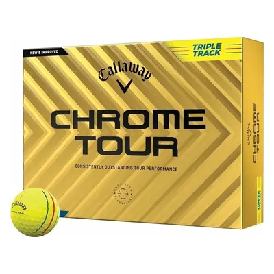 Callaway Chrome Tour Yellow Triple Track Golf Balls