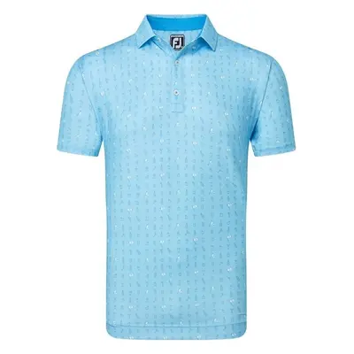 Footjoy The 19th Hole Lisle Blue Sky Polo Shirt