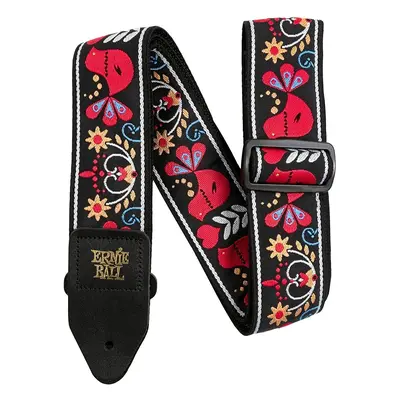 Ernie Ball Classic Jacquard Textile guitar strap Redbird Rising