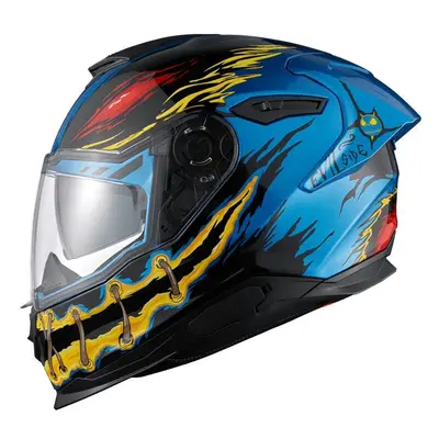 Nexx Y.100R Night Rider Sky Blue Helmet