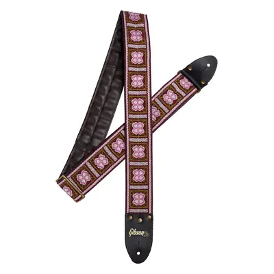 Gibson The Primrose Textile guitar strap Rose