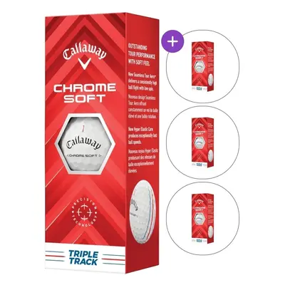 Callaway Chrome Soft SET White Triple Track Golf Balls