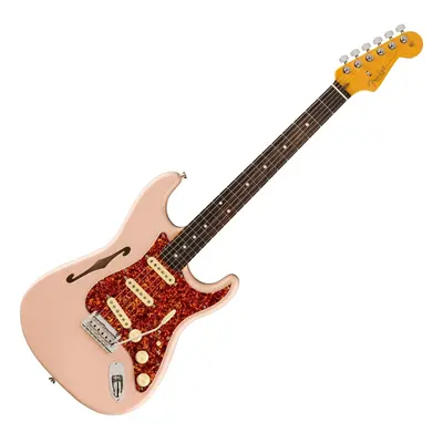 Fender FSR American Professional II Stratocaster Thinline RW Transparent Shell Pink Electric gui