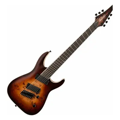 Jackson Concept Series Soloist SLAT7P HT MS Bourbon Burst Multiscale electric guitar