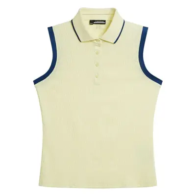 J.Lindeberg Lila Sleeveless Wax Yellow Polo Shirt