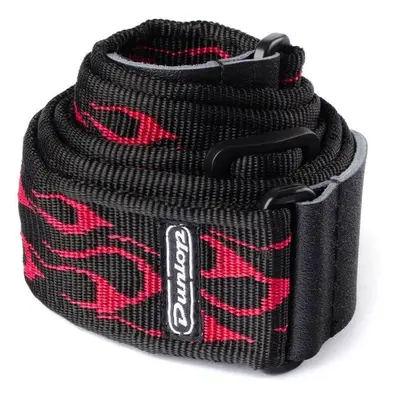 Dunlop D38 Textile guitar strap Red