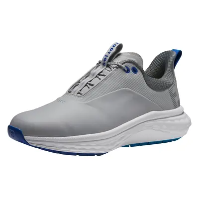 Footjoy Quantum Grey/White/Blue Men's golf shoes