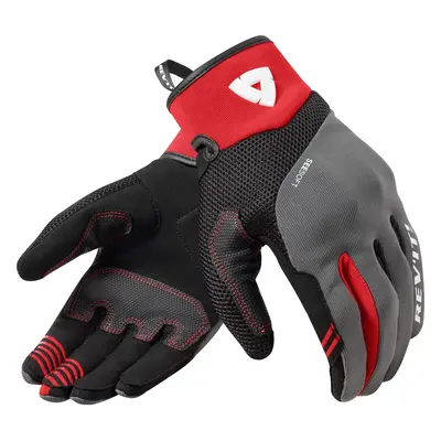 Rev'it! Gloves Endo Grey/Red Motorcycle Gloves