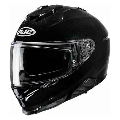 HJC i71 Solid Metal Black Helmet