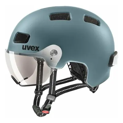 UVEX Rush Visor Deep Turquoise Matt Bike Helmet