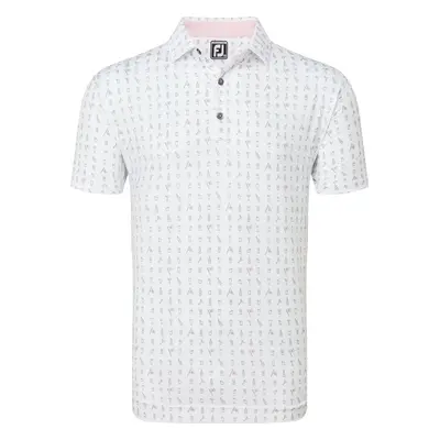 Footjoy The 19th Hole Lisle White Polo Shirt