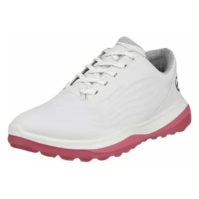 Ecco LT1 White/Bubblegum Women's golf shoes