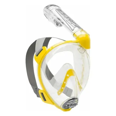 Cressi Duke Dry Yellow Transparent Diving Mask