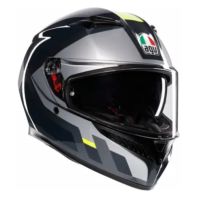 AGV K3 Shade Grey/Yellow Fluo Helmet