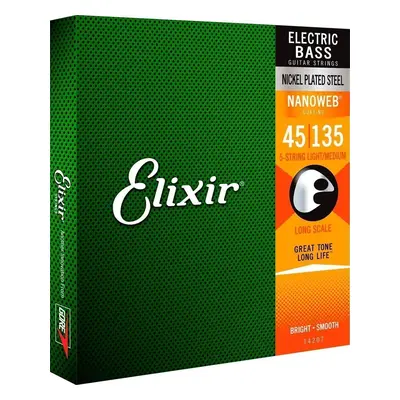 Elixir NanoWeb Light/Medium Bassguitar strings