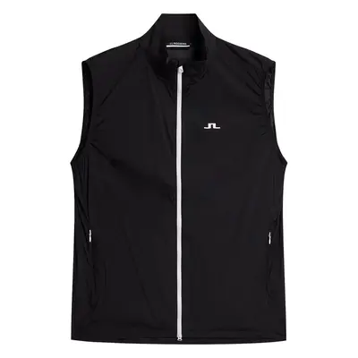 J.Lindeberg Ash Light Packable Black Vest