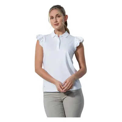 Daily Sports Albi Sleeveless White Polo Shirt