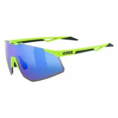 UVEX Pace Perform CV Yellow Mat/Mirror Blue Cycling Glasses