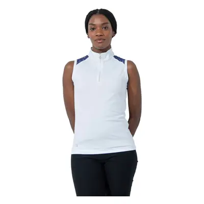 Daily Sports Andria Sleeveless White Polo Shirt