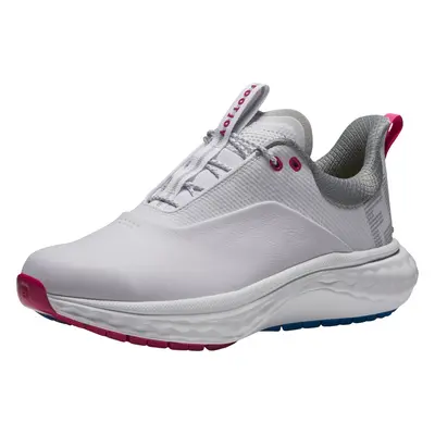 Footjoy Quantum White/Blue/Pink Women's golf shoes