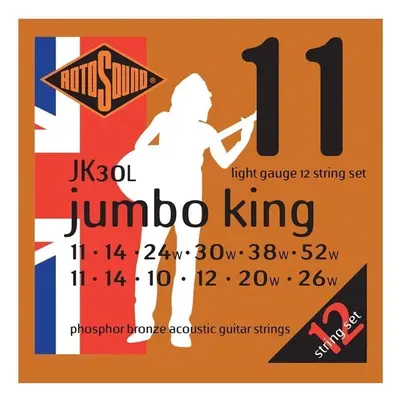 Rotosound JK30L Jumbo King Guitar strings