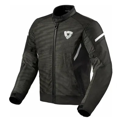 Rev'it! Jacket Torque H2O Black/White Textile Jacket