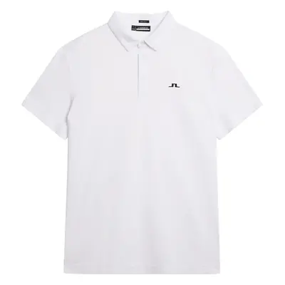 J.Lindeberg Peat Regular Fit White Polo Shirt