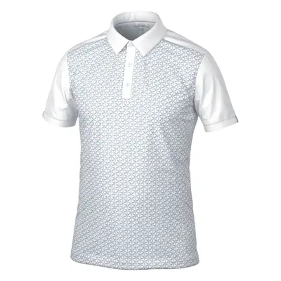 Galvin Green Mio Mens Grey/White Polo Shirt