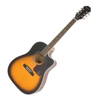 Epiphone AJ220SCE Vintage Sunburst electro-acoustic guitar