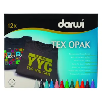 Darwi Tex Fabric Opak Marker Set Set of Textile Markers x ml