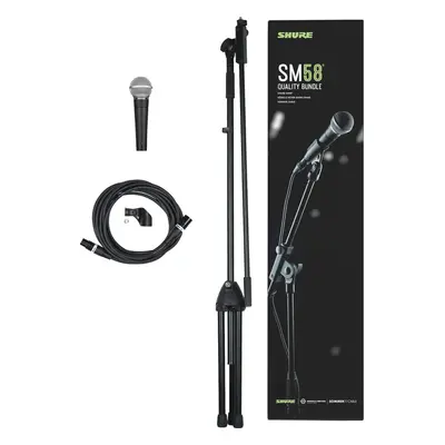 Shure SM58 Quality Bundle Vocal Dynamic Microphone