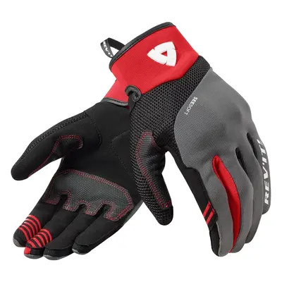 Rev'it! Gloves Endo Ladies Grey/Red Motorcycle Gloves