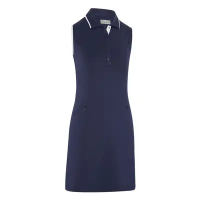 Callaway Sleeveless With Snap Placket Peacoat Dress