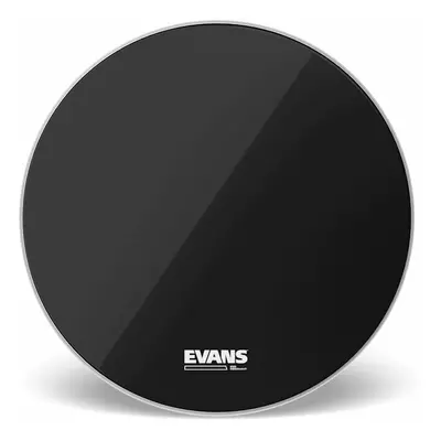 Evans BD22RB-NP EQ3 Resonant Black NO PORT 22" Black Resonant Drum Head