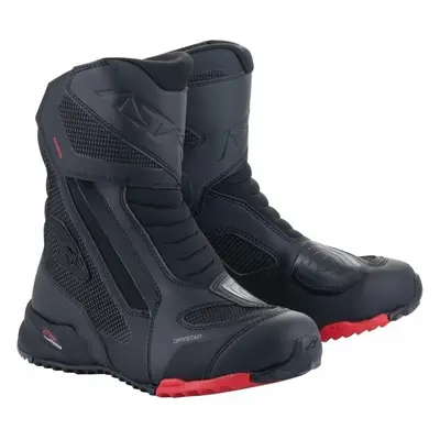 Alpinestars RT-7 Drystar Boots Black/Red Motorcycle Boots