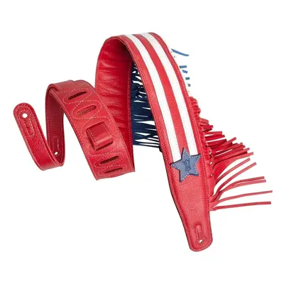 Levys MGFUSA-RWB Guitar strap Red, White and Blue