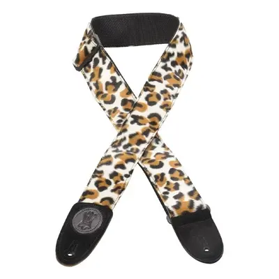 Levys MSSF8-LYX Textile guitar strap Leopard