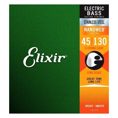 Elixir NanoWeb Light Long Scale Bassguitar strings