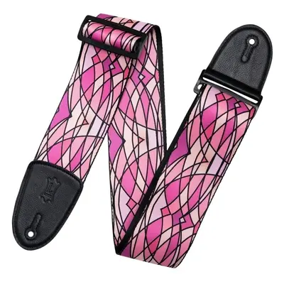 Levys MP3SG-006 Textile guitar strap Pink