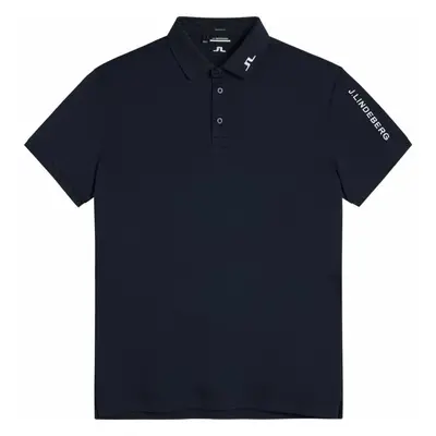 J.Lindeberg Tour Tech Regular Fit Golf Black Polo Shirt