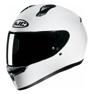 HJC C10 Solid White Helmet