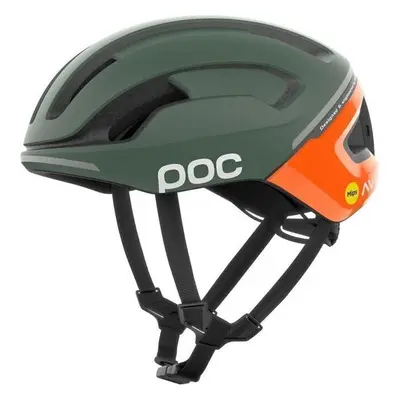 POC Omne Beacon MIPS Fluorescent Orange AVIP/Epidote Green Matt Bike Helmet