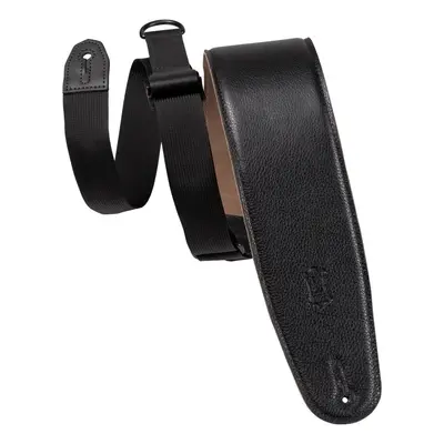 Levys MRH4GF-BLK Guitar strap Black & Tan