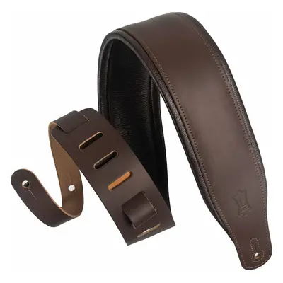 Levys M26PD Guitar strap Dark Brown