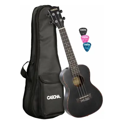 Cascha HH 2300L Black Ukulele