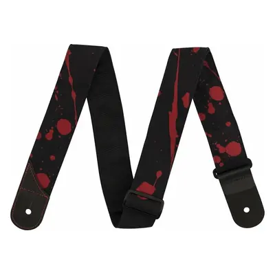 Jackson Splatter Strap Textile guitar strap Black/Red