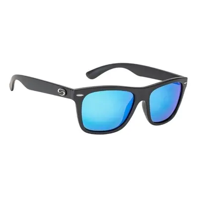 Strike King SK Plus Cash Matte Black/Blue Mirror Fishing Glasses