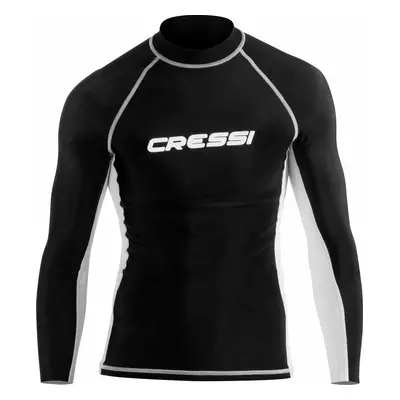 Cressi Rash Guard Man Long Sleeve T-Shirt Black/White