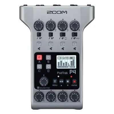 Zoom PodTrak P4 Podcast Mixer