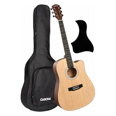 Cascha CGA110 Natural Dreadnought Guitar